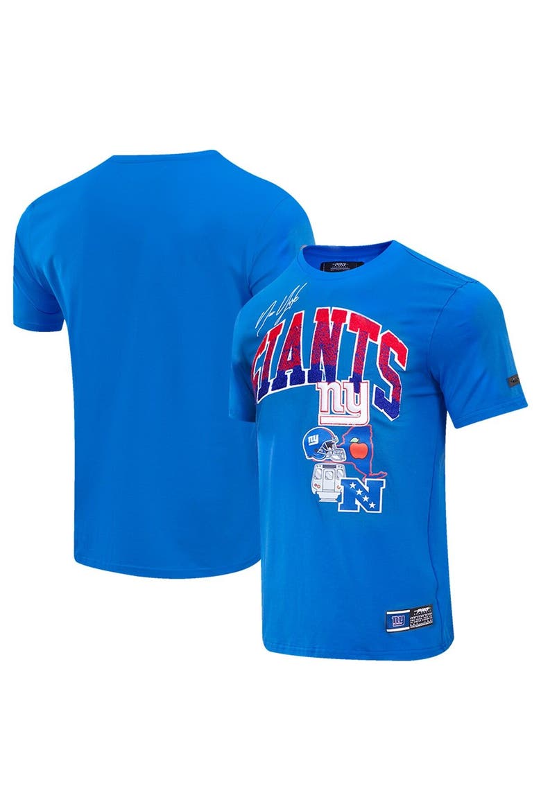Men's Pro Standard Royal New York Giants Super Bowl XLVI Patch Hometown Collection T-Shirt, Main, color, Royal