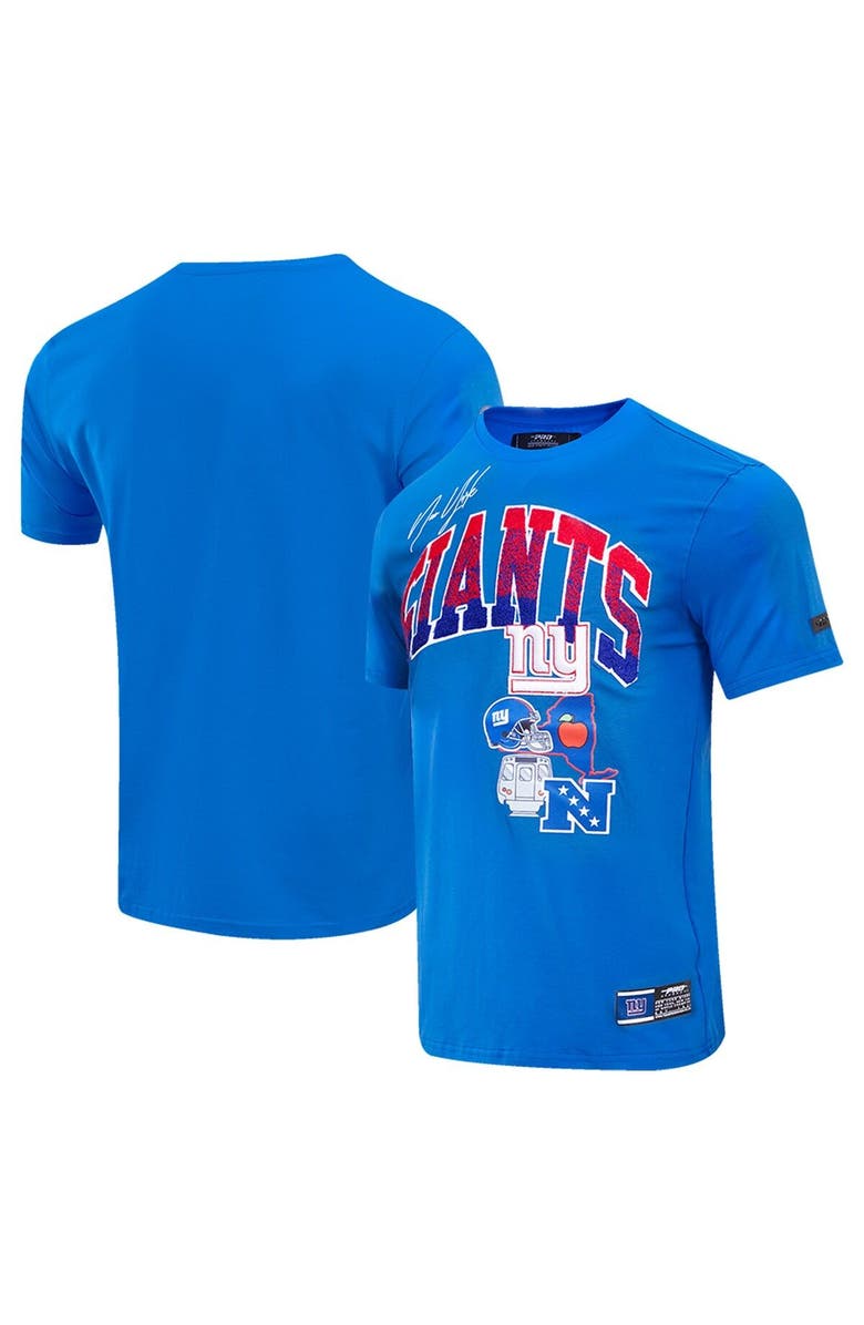 PRO STANDARD Men's Pro Standard Royal New York Giants Super Bowl XLVI Patch Hometown Collection T-Shirt, Main, color, Royal