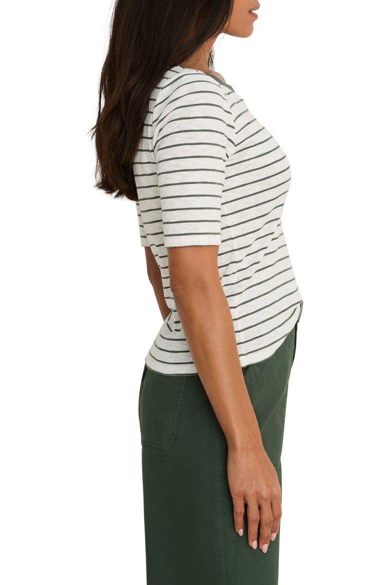 Stripe Cotton Top, Alternate, color, GREEN MULTI