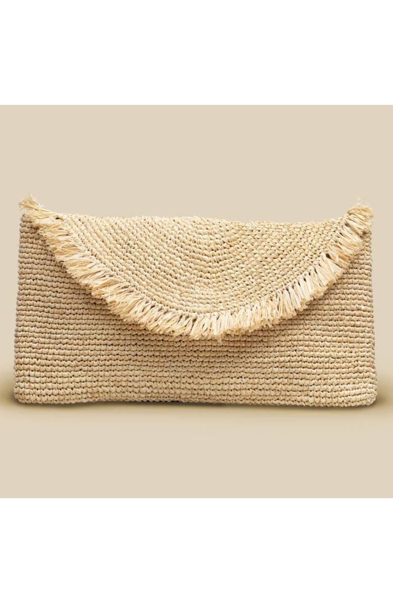indego africa Umunsi Clutch, Main, color, Natural