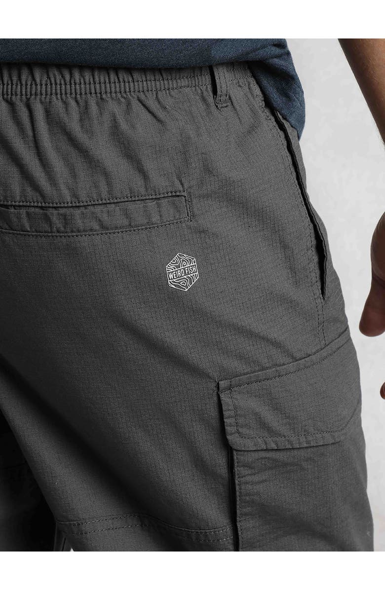 Weird Fish Summersville 3/4 Length Cargo Trousers, Alternate, color, Dark Grey