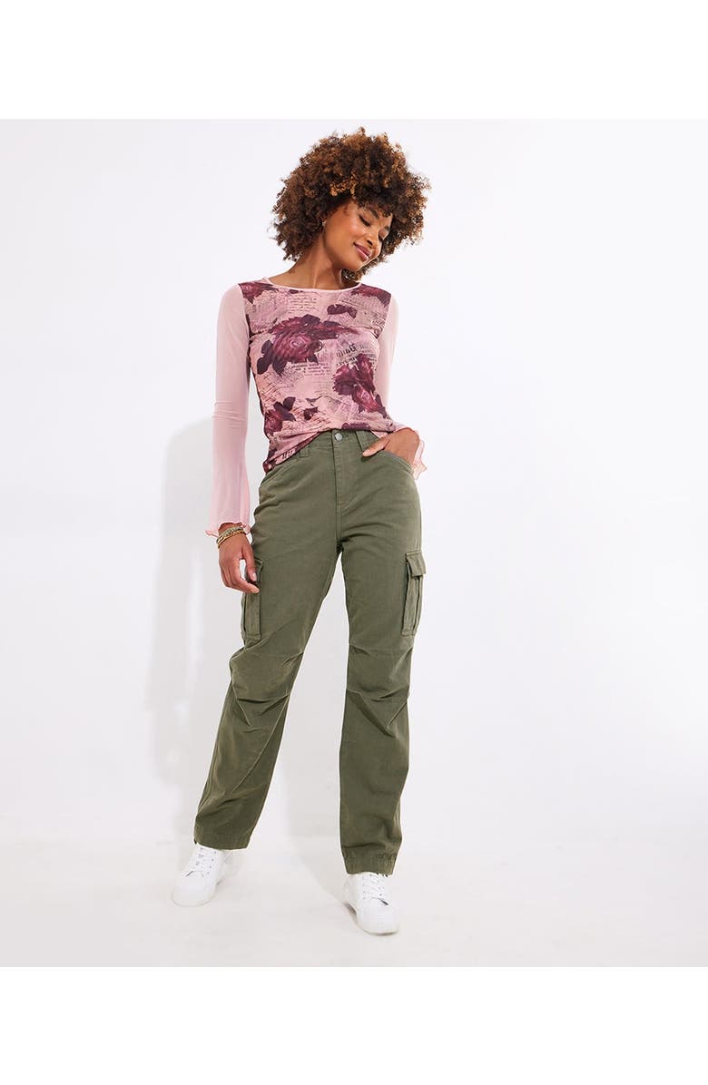 Joe Browns Classic Cargo Pants, Main, color, Dark Olive Green