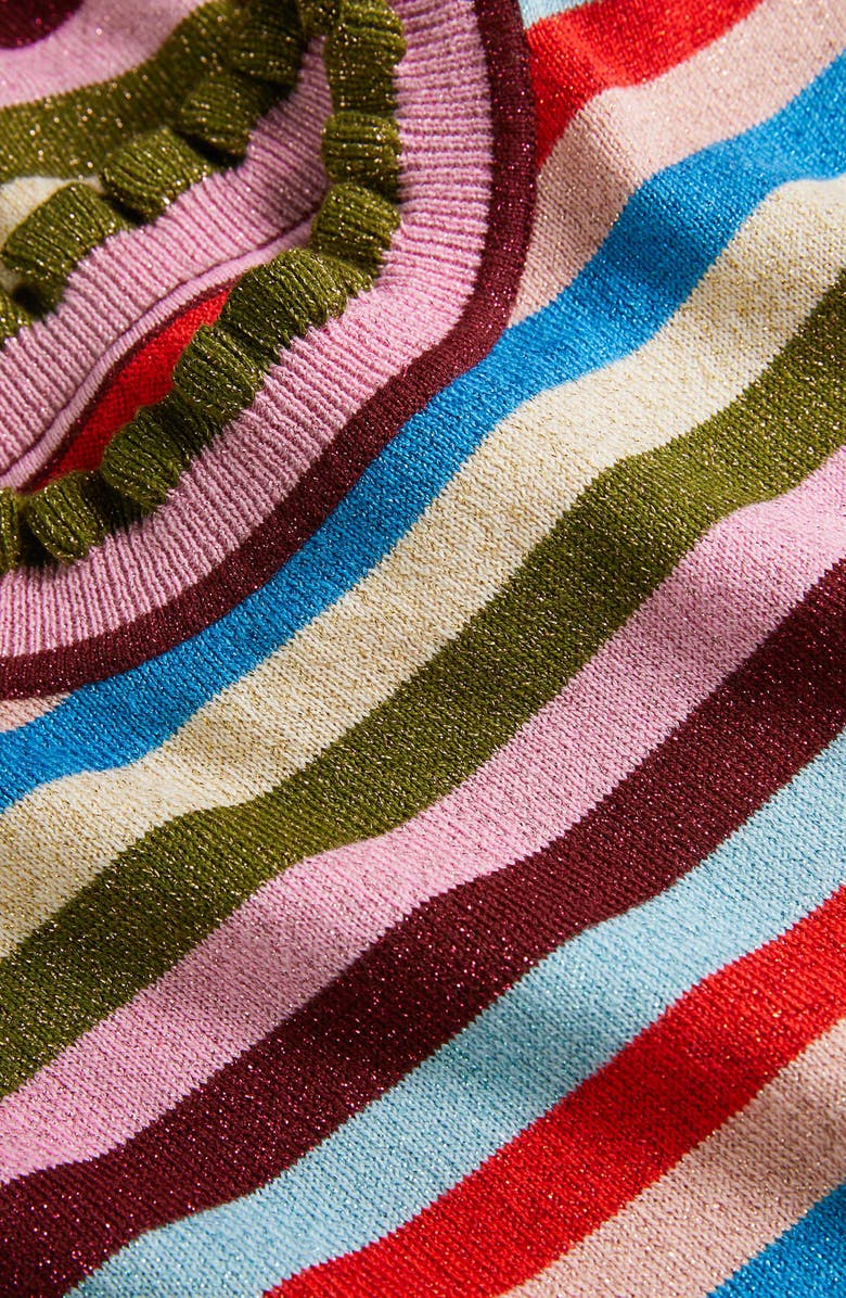 Boden Lara Sparkle Stripe Sweater, Alternate, color, 