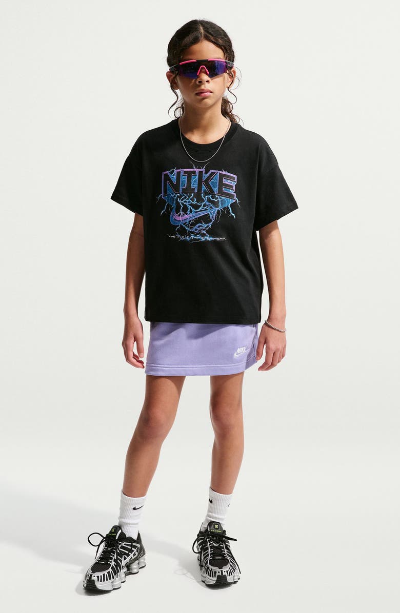 Nike Kids' M90 Cotton Graphic T-Shirt, Main, color, Black