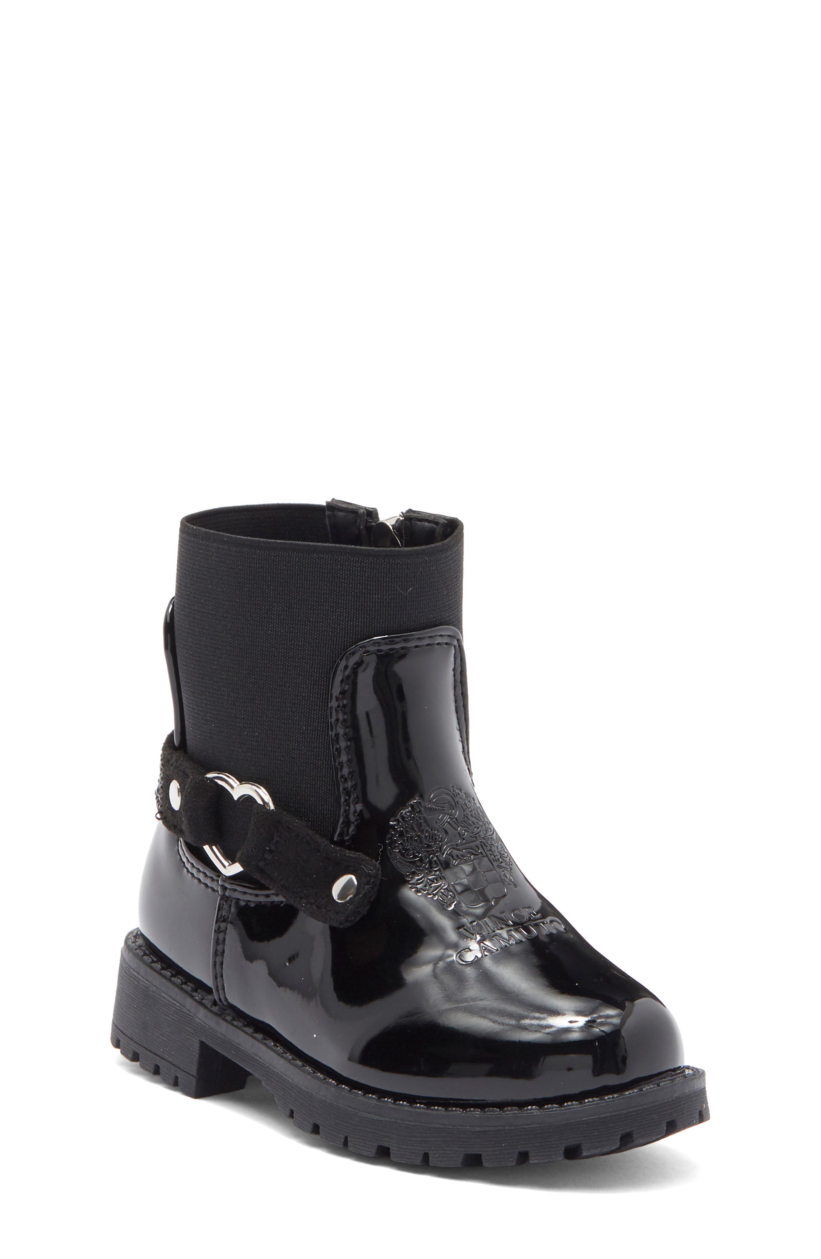 Vince Camuto Kids' Heart Harness Patent Boot, Main, color, 