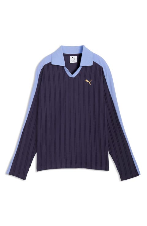 T7 Relaxed Fit Polo Top