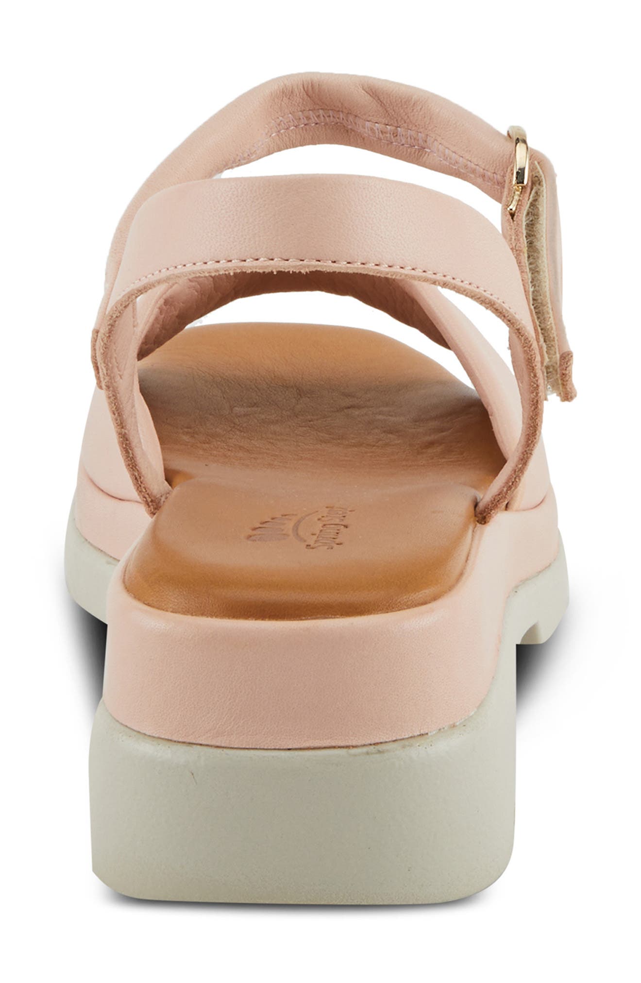 Spring Step Huntington Ankle Strap Platform Sandal, Alternate, color, Blush