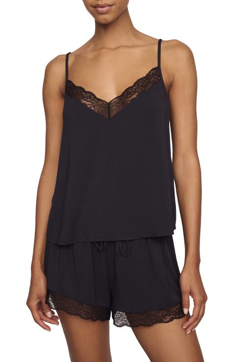 Kari Lace Trim Short Pajamas