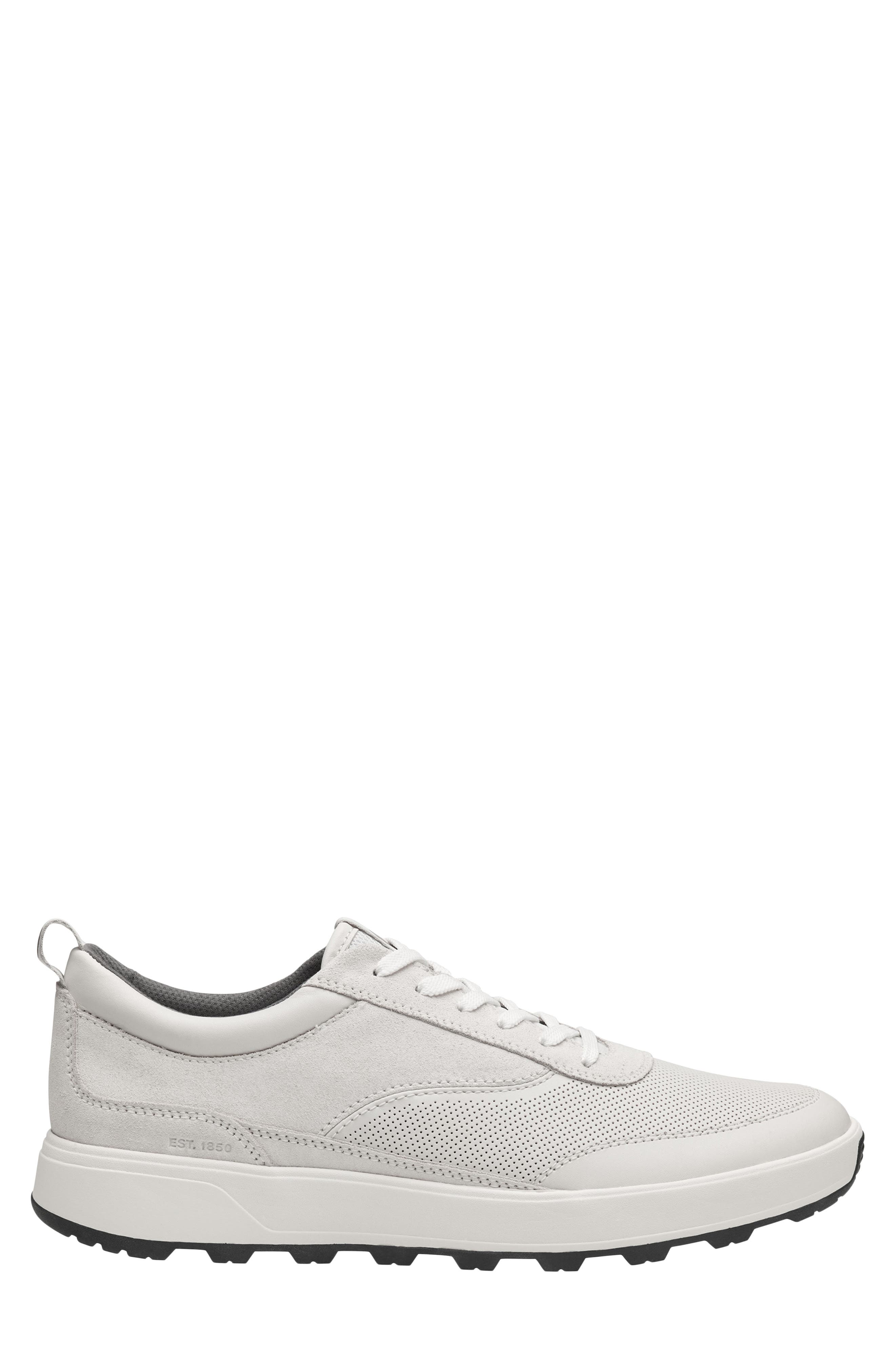 Lucas Sneaker, Alternate, color, WHITE FULL GRAIN/ SUEDE