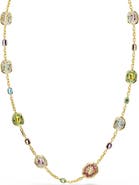 Swarovski Chroma Crystal Station Long Necklace