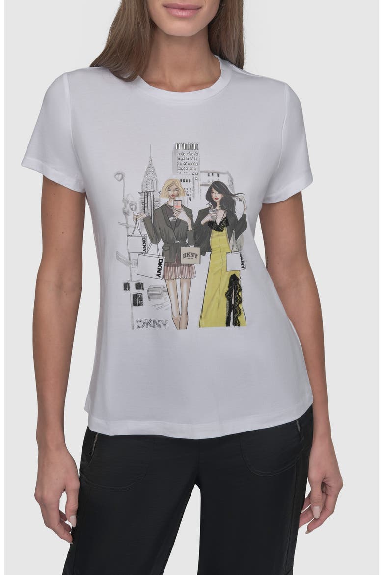 Chrysler Conversational Graphic T-Shirt, Main, color, WHITE