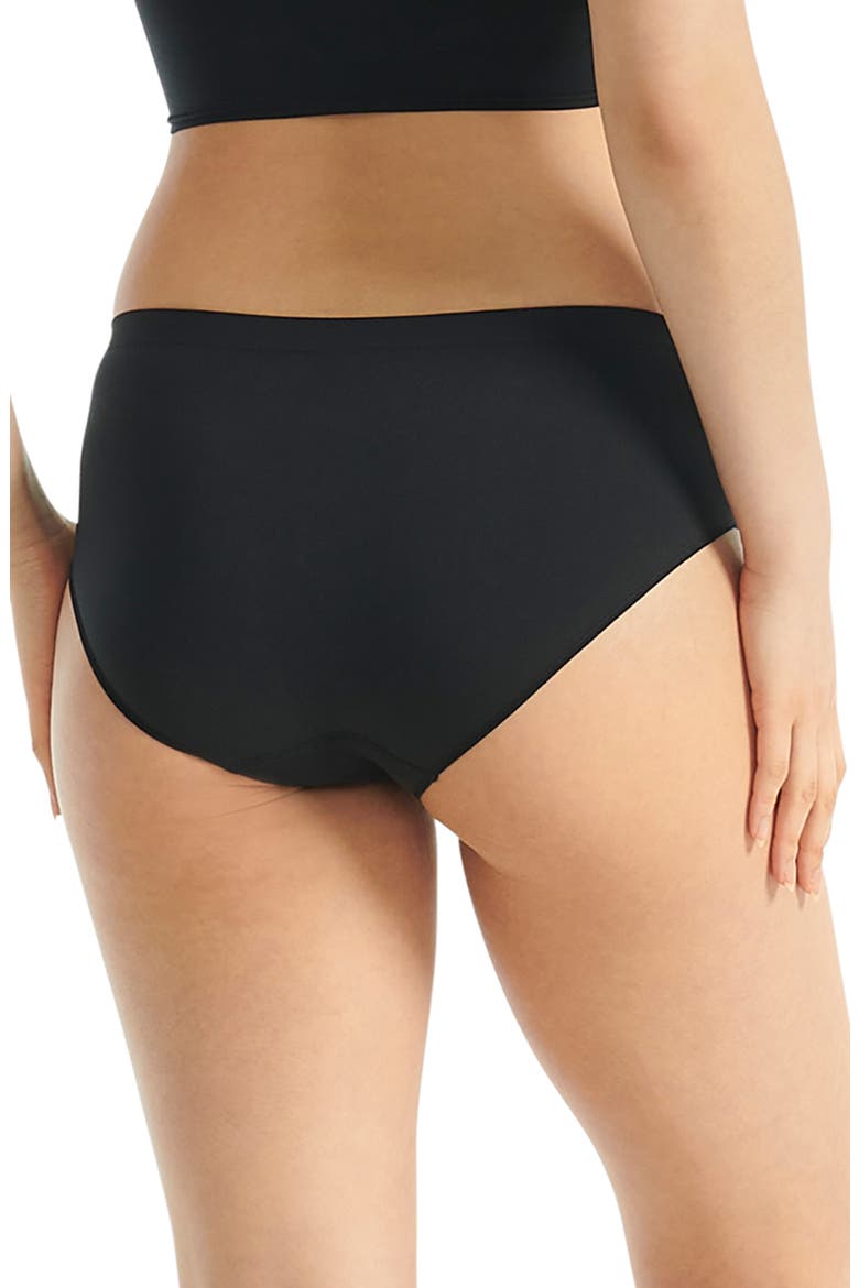 Set of 3 Hipster Briefs, Alternate, color, BLACK/ TAN/ ALMOND