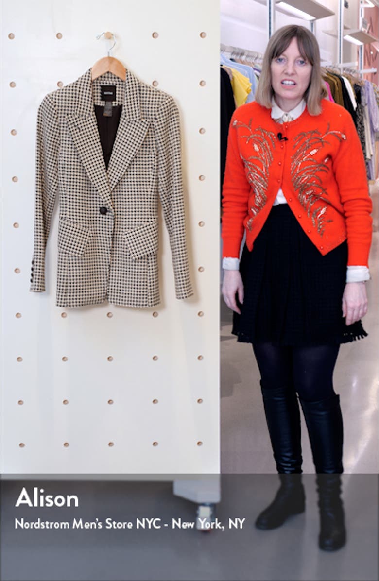 Women's Houndstooth Blazer, sales video thumbnail