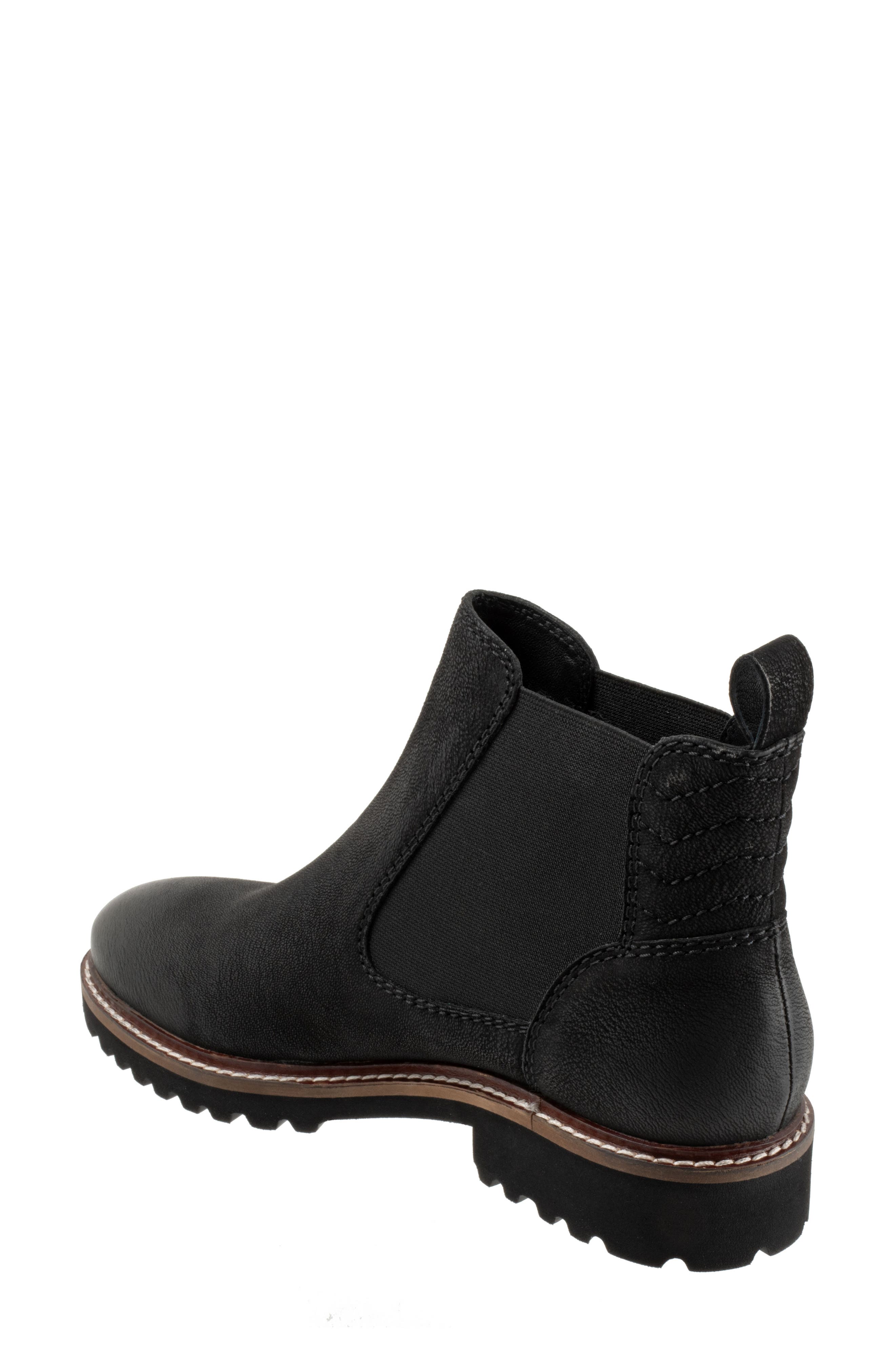 SoftWalk<sup>®</sup> Indy Chelsea Boot, Alternate, color, Black Nubuck