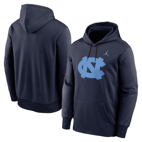 Men's Jordan Brand Navy North Carolina Tar Heels Primetime Endzone Performance Pullover Hoodie