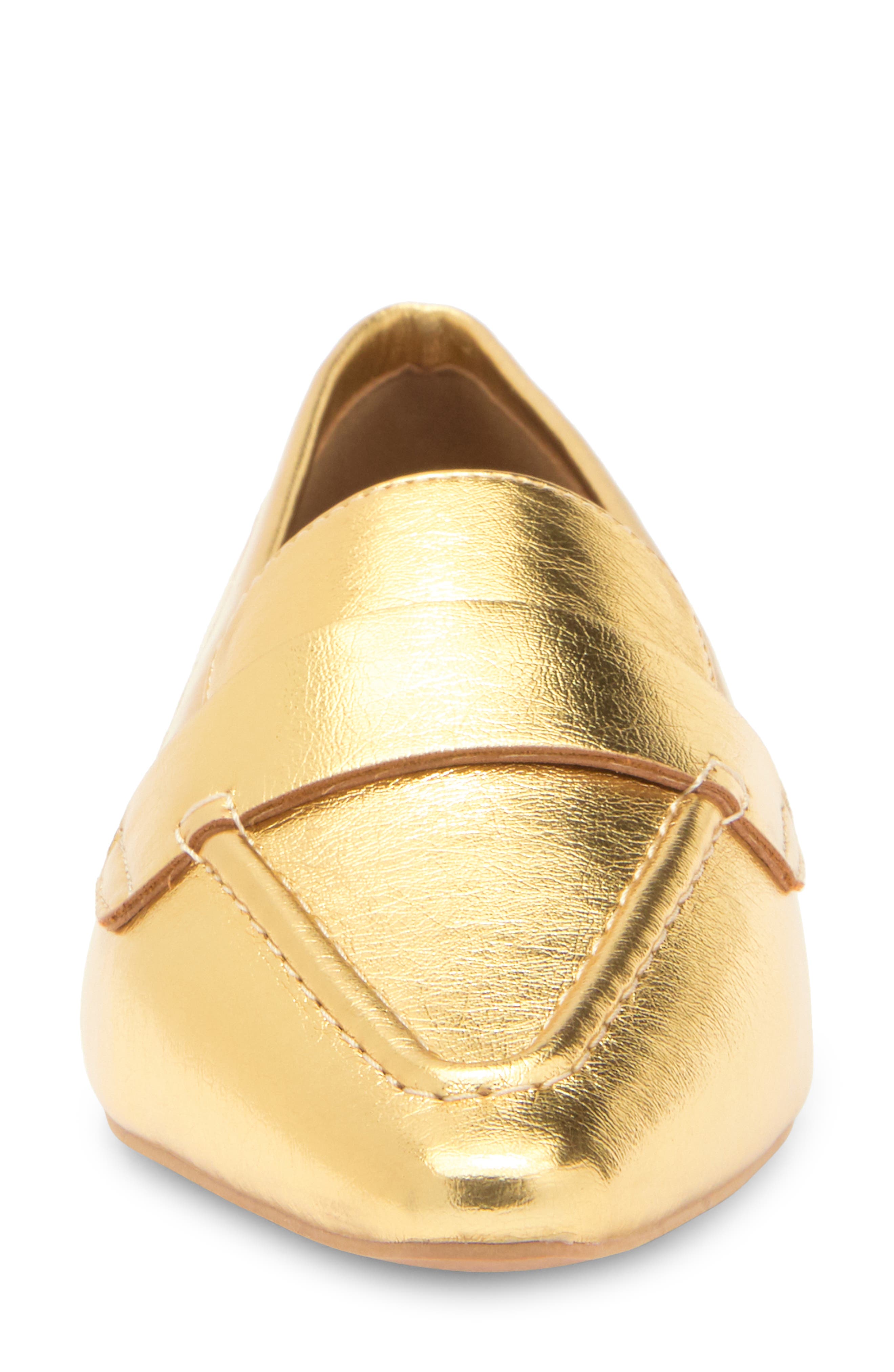 Linea Paolo Marlys Pointed Toe Flat, Alternate, color, Gold