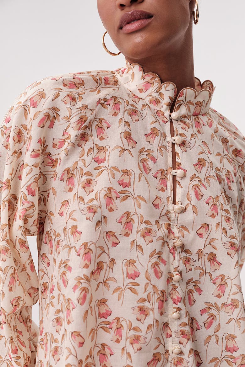 Kathy High Neck Shirt, Alternate, color, MULTI COLOR