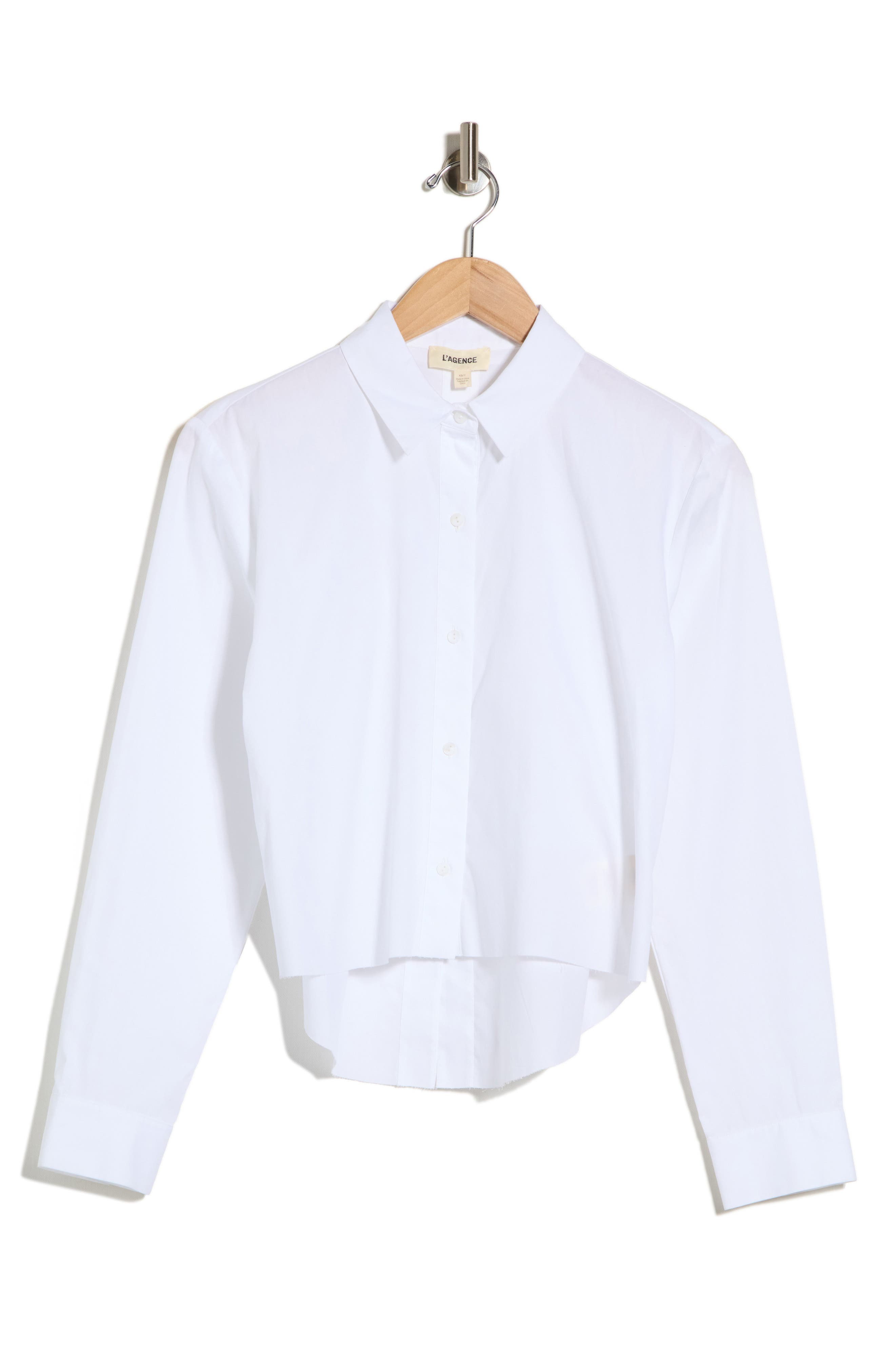 Cosette High Low Cropped Shirt