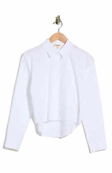 Cosette High Low Cropped Shirt