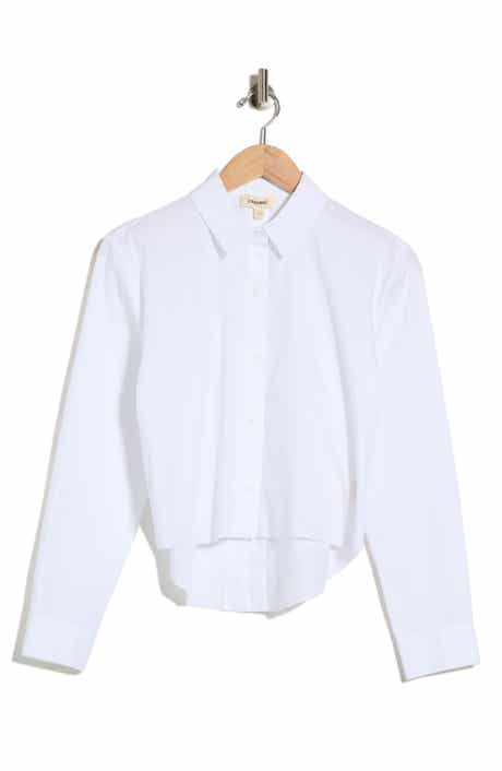 Cosette High Low Cropped Shirt