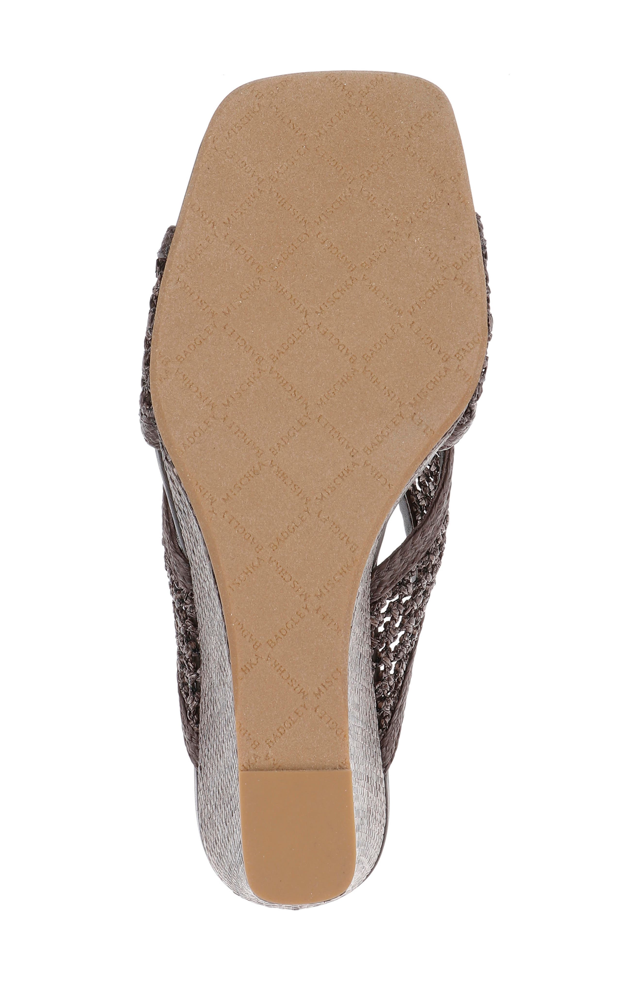 Badgley Mischka Collection Xandria Wedge Sandal, Alternate, color, Brown
