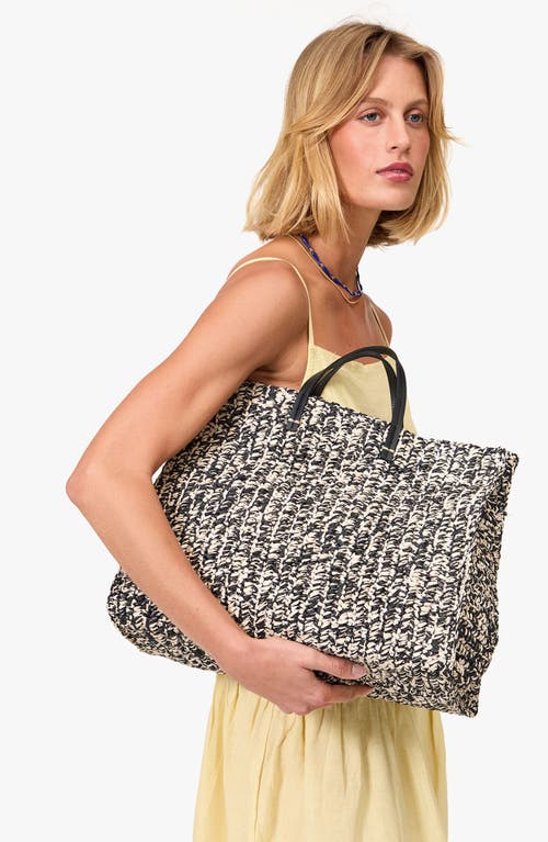 Clare V . Simple Woven Tote In Multi