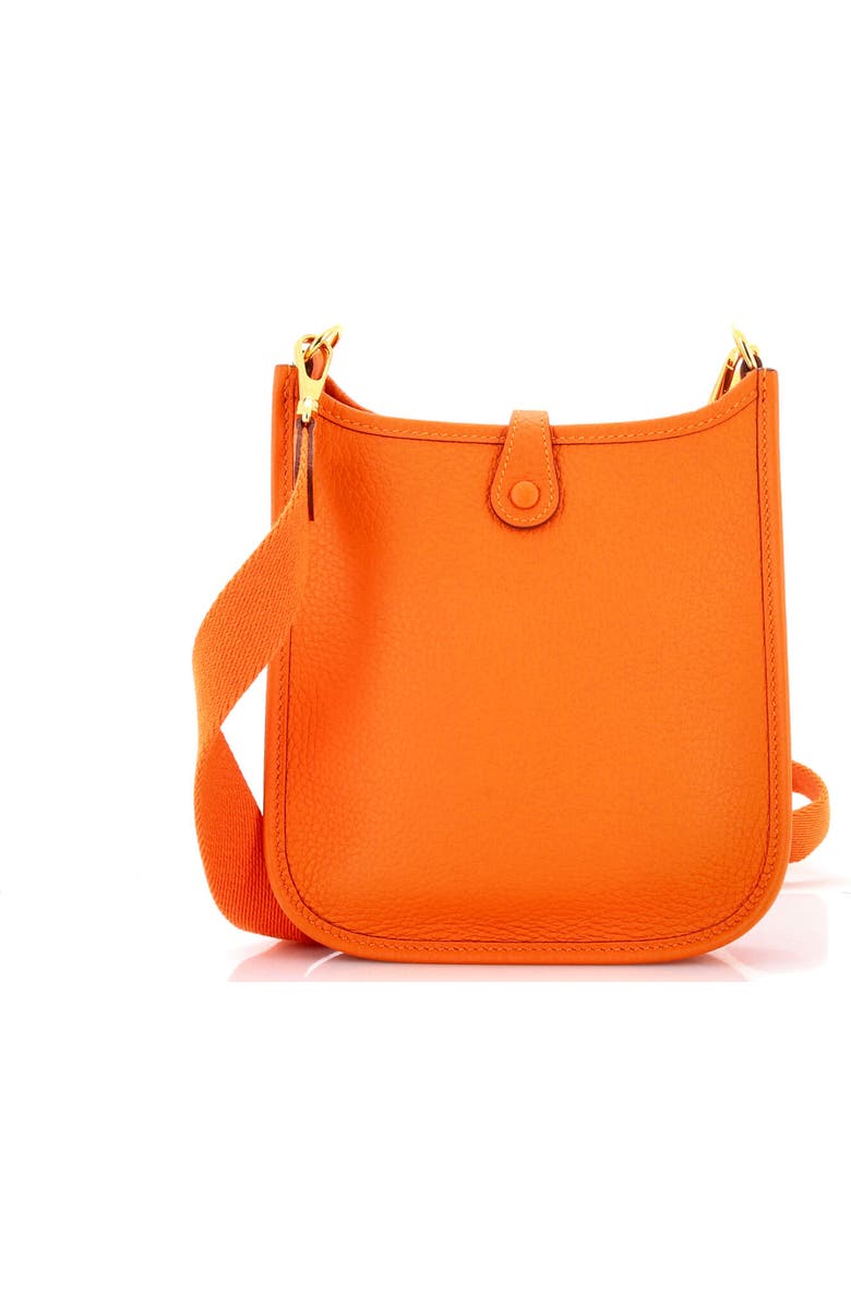 Pre-Owned Hermes Evelyne Bag Gen III Clemence TPM, Alternate, color, Orange Minium