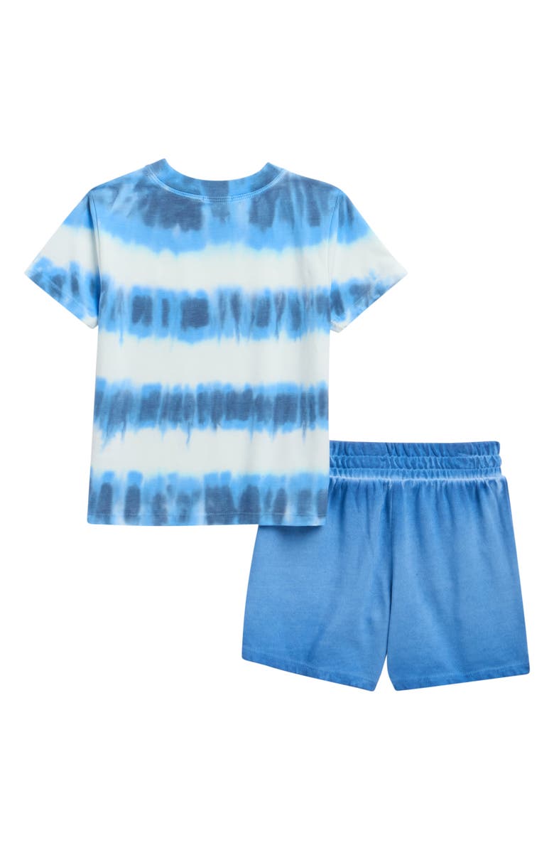 Splendid Kids' Sagrasso Tie Dye Pocket T-Shirt & Drawstring Shorts Set, Alternate, color, Sagrasso Tie Dye