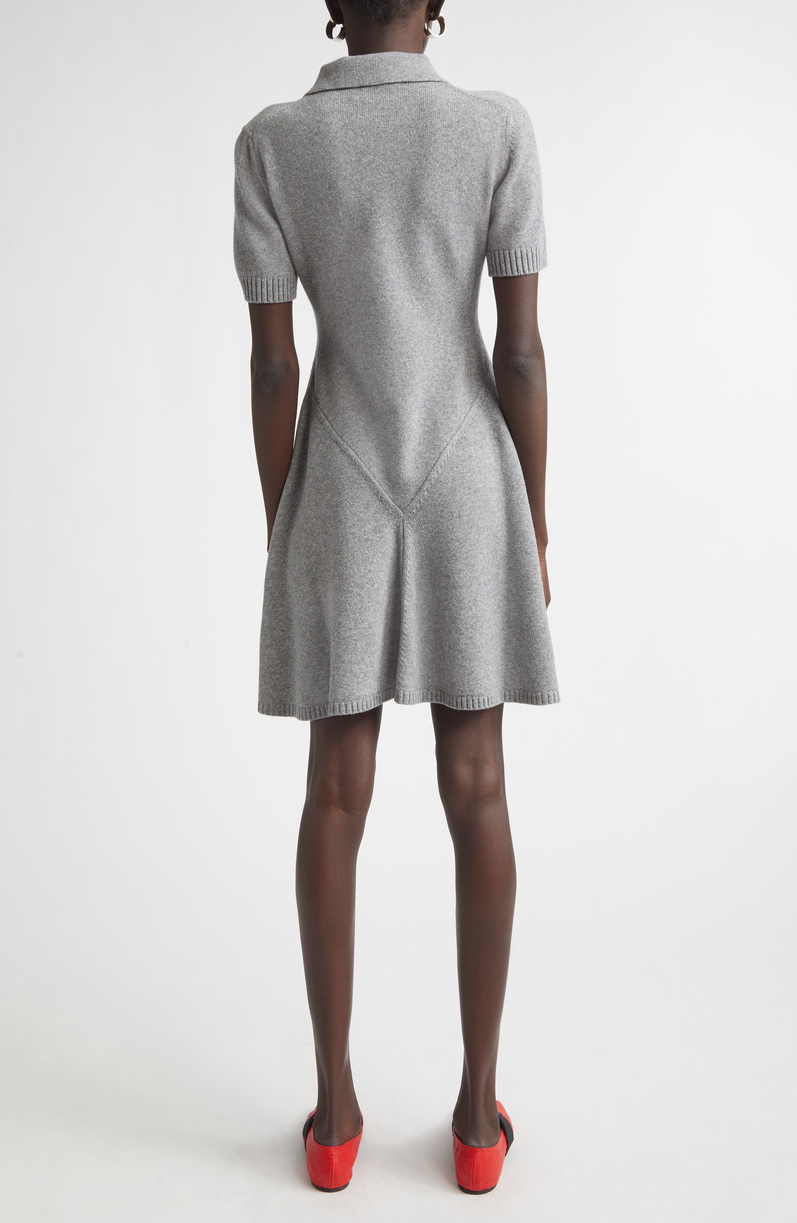 Wool & Cashmere Polo Minidress - image 2