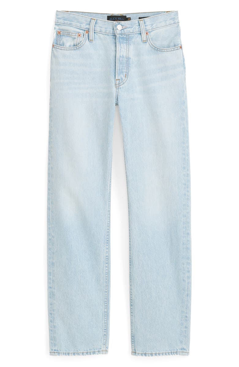 Alex Mill Jane Mid Rise Straight Leg Jeans, Main, color, Nara Wash