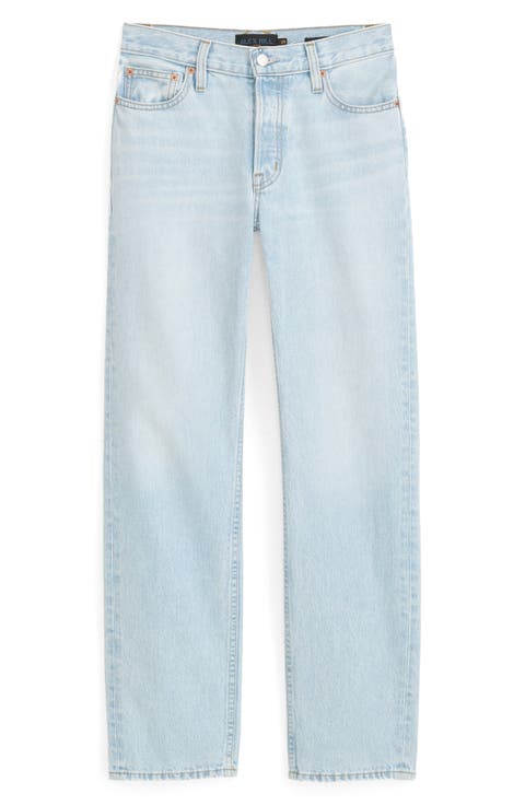 Jane Mid Rise Straight Leg Jeans (Nara Wash)
