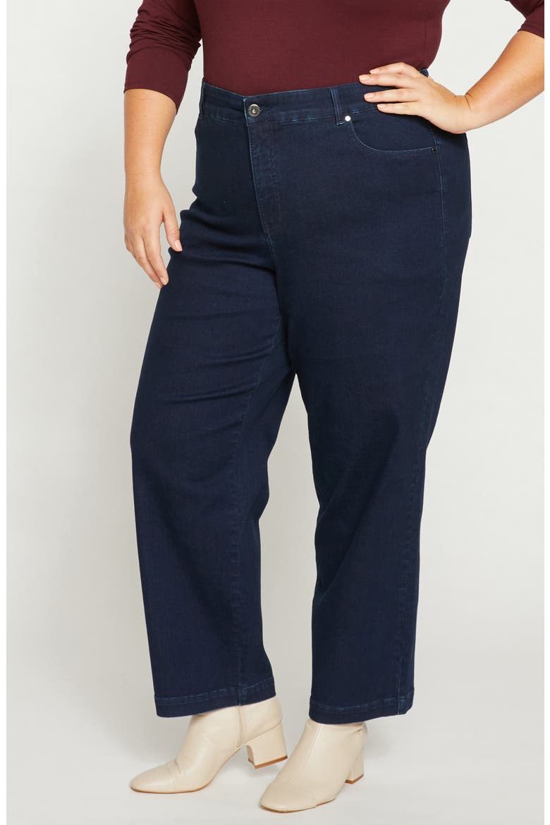 Weekend Straight Leg Jeans, Alternate, color, DARK INDIGO