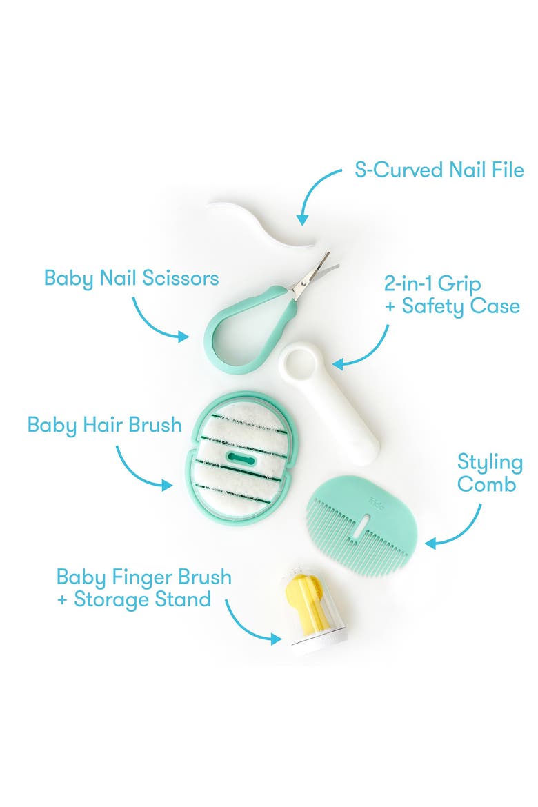 Baby 5-Piece Grooming Kit, Alternate, color, WHITE