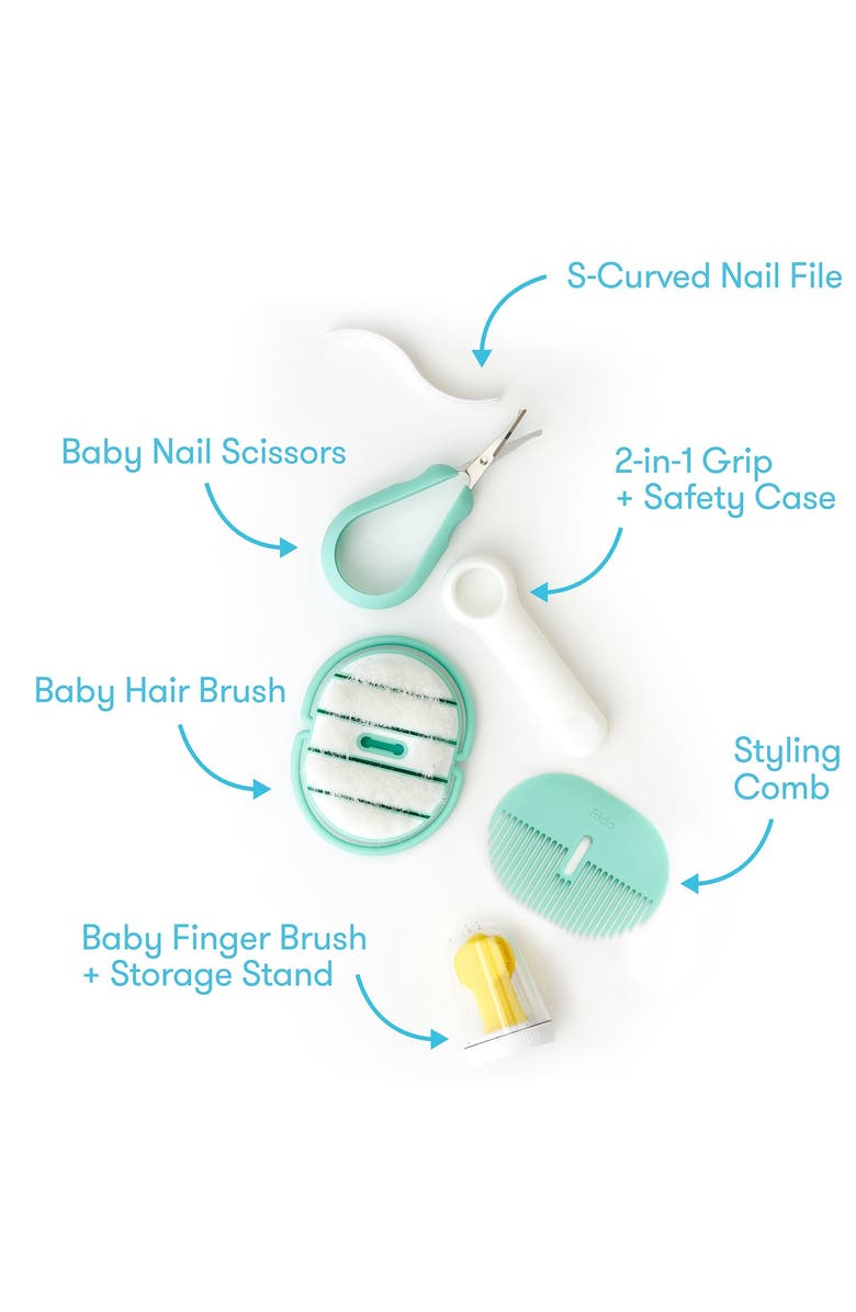 Fridababy Baby 5-Piece Grooming Kit, Alternate, color, White