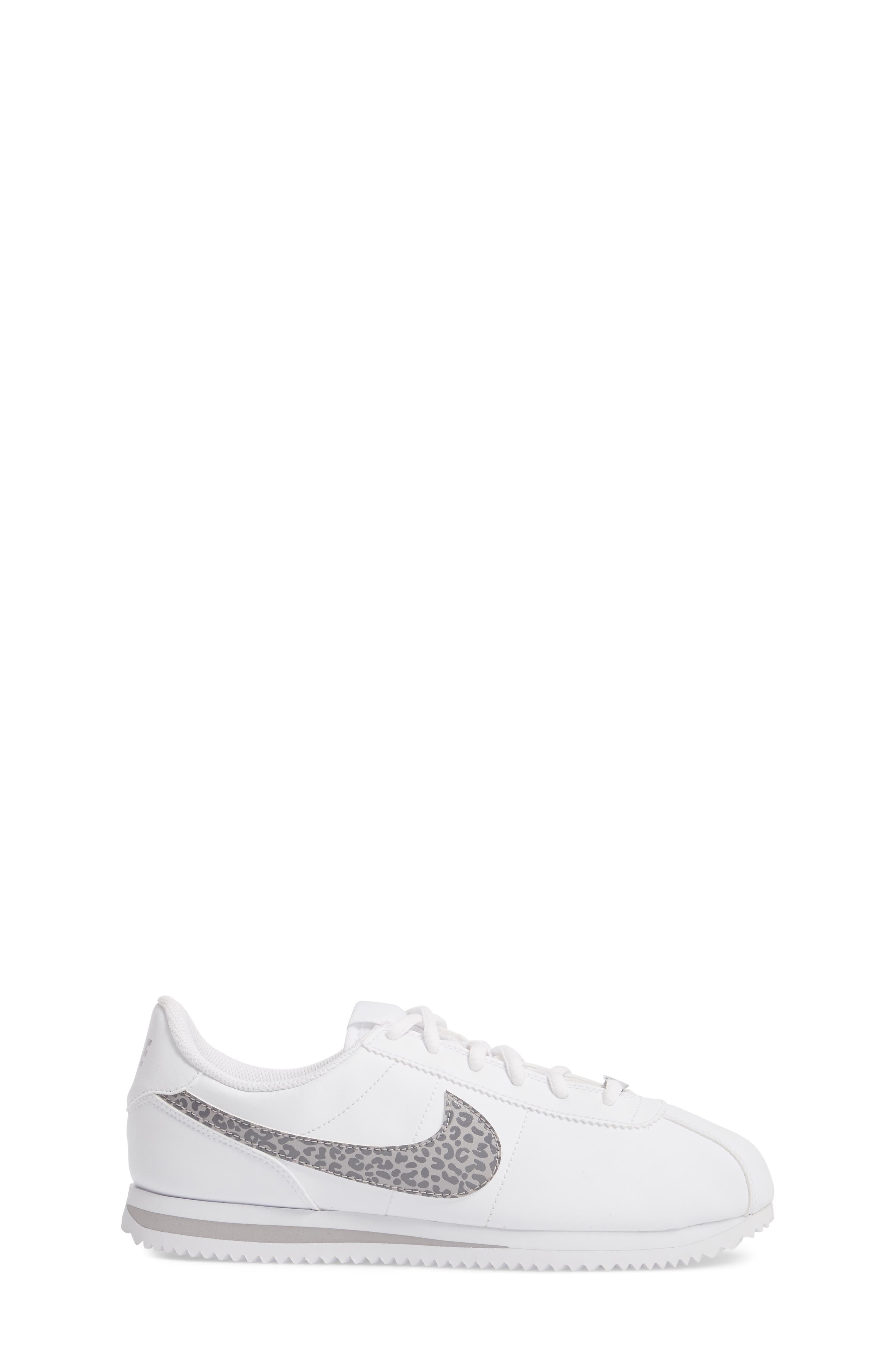Cortez Basic SL Sneaker, Alternate, color, WHITE/ GREY/ GUNSMOKE