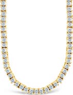 Sterling Forever Mirabell Slide Tennis Necklace