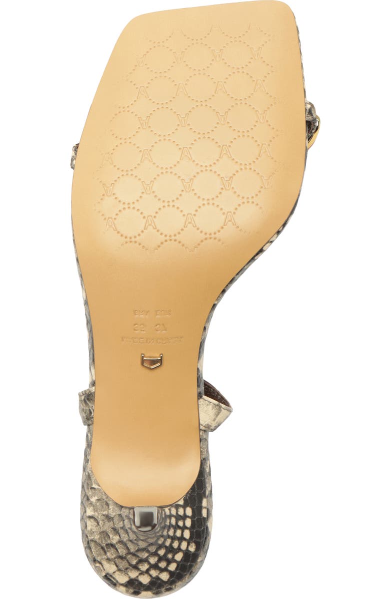 Arezzo Sofia Ankle Strap Sandal, Alternate, color, Osso