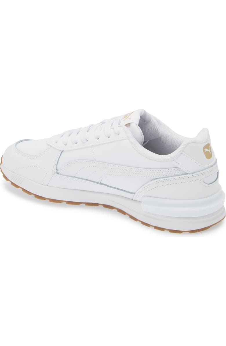 PUMA Graviton Sneaker, Alternate, color, Puma White-Puma White-Gold