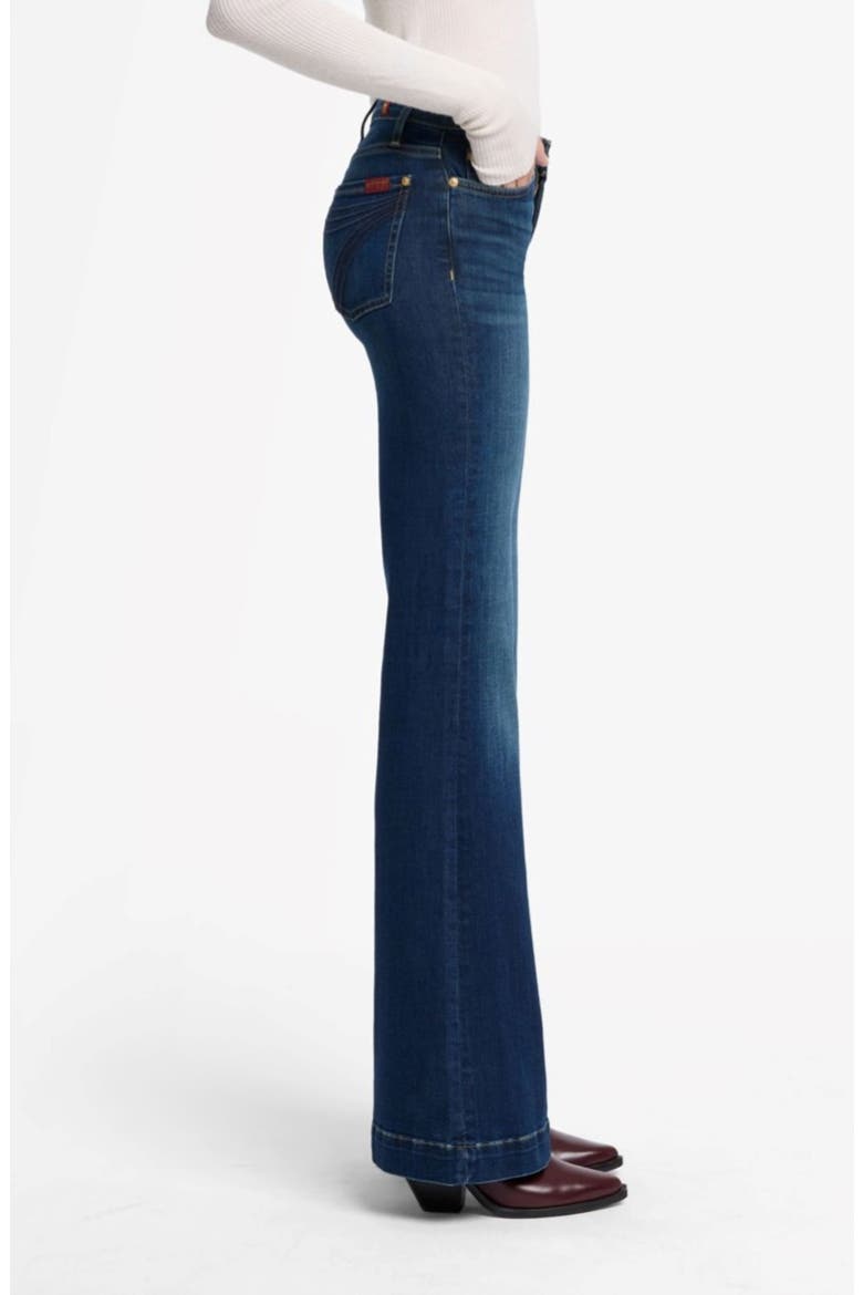 Dojo Mid Rise Flare Jeans, Alternate, color, AUTHENTIC FATE