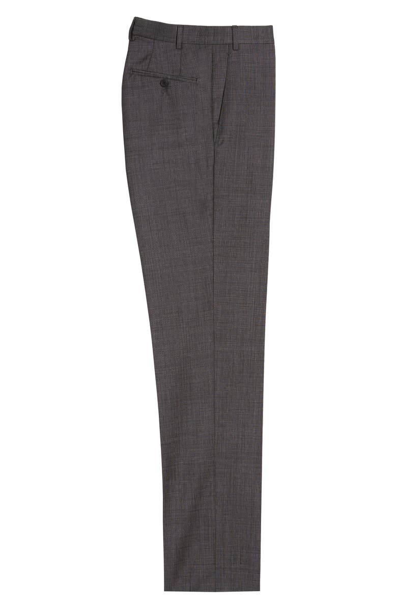 John W. Nordstrom<sup>®</sup> Torino Flat Front Solid Wool Trousers, Alternate, color,
