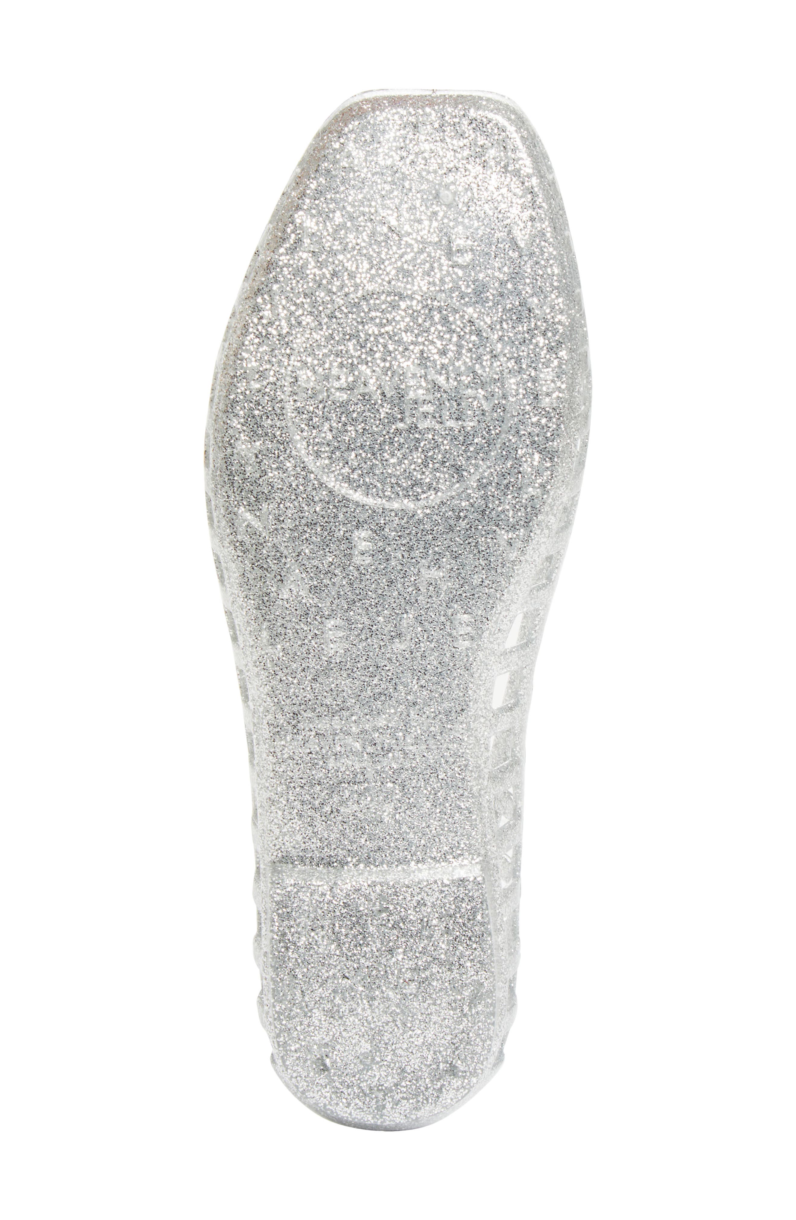 HEAVENLY JELLY Sprig Jelly Ballet Flat, Alternate, color, Silver
