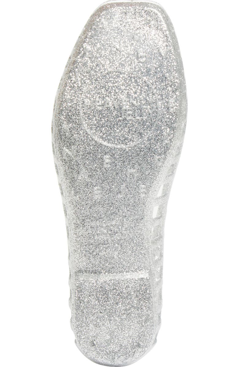 HEAVENLY JELLY Sprig Jelly Ballet Flat, Alternate, color, Silver