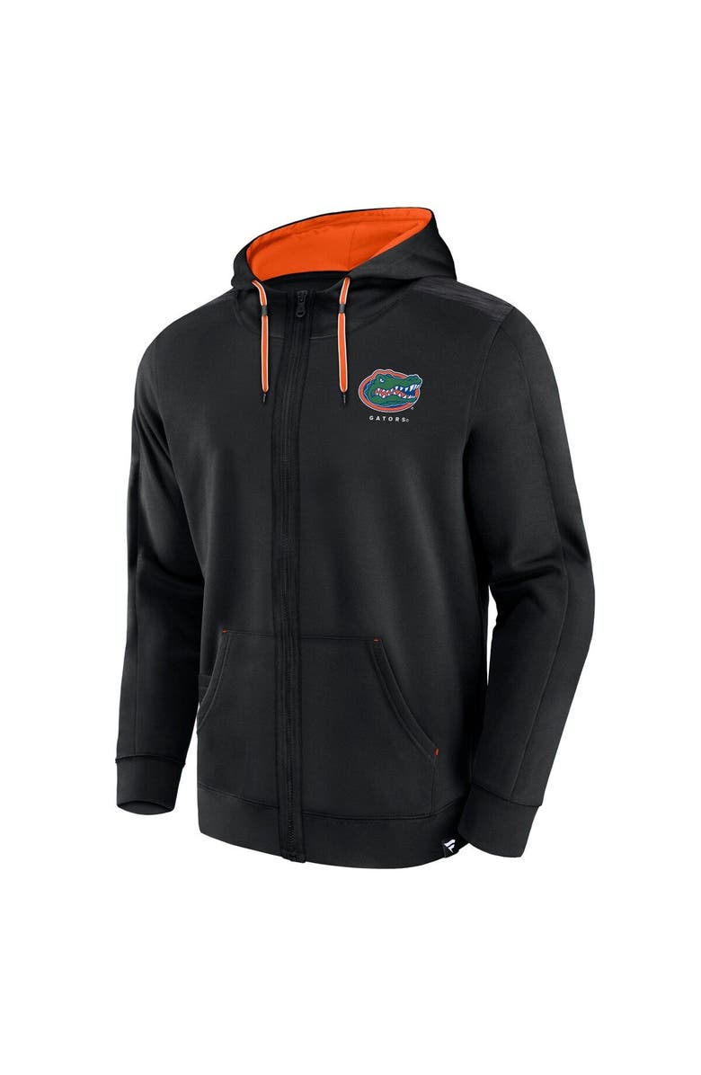 FANATICS Men's Fanatics Branded Black Florida Gators Power Index Full-Zip Hoodie, Alternate, color, 