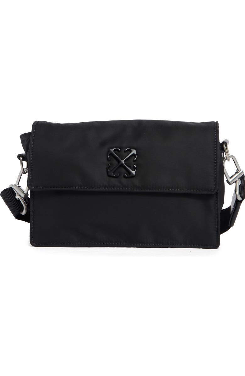 Off-White Jitney 1.4 Soft Nylon Crossbody Bag, Main, color,