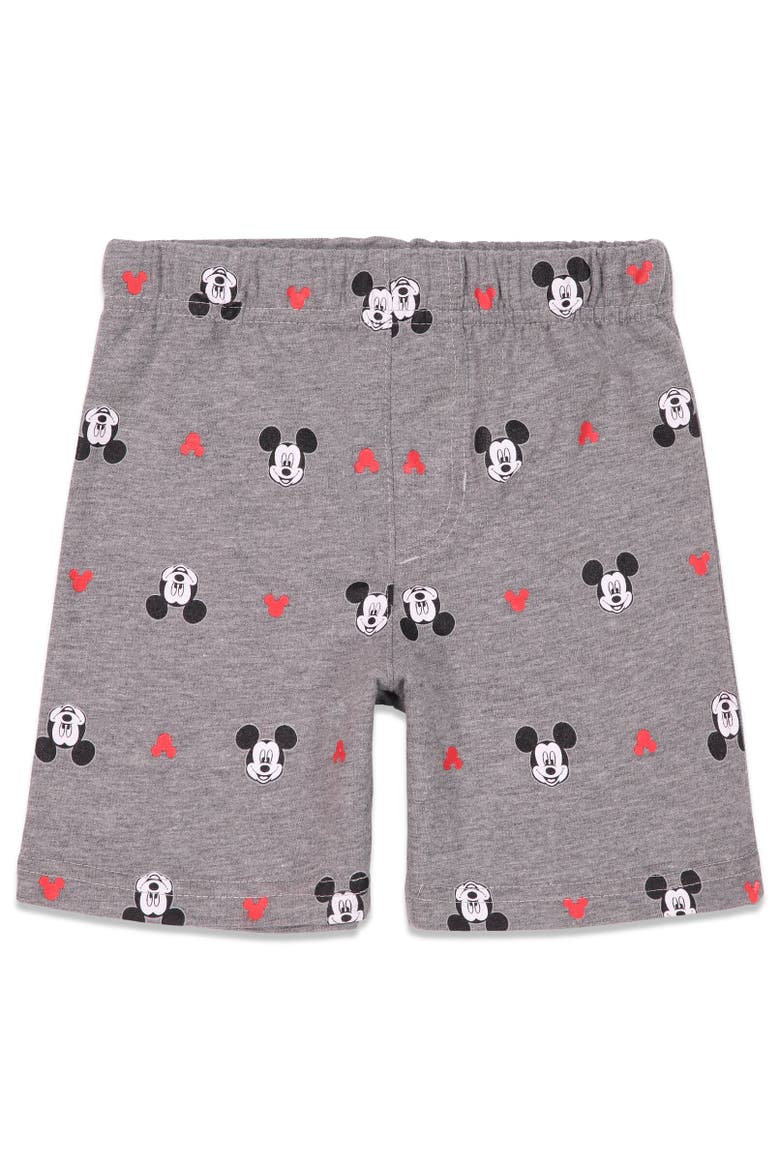Mickey Mouse & Friends T-Shirt & French Terry Shorts Set, Alternate, color, Mickey Mouse Red