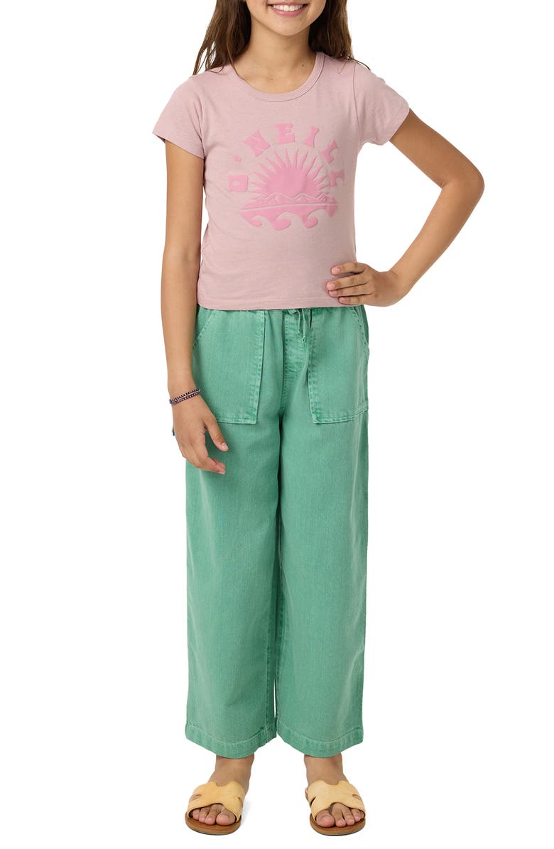 O'Neill Kids' Strato Willa Skimmer Cotton Graphic T-Shirt, Alternate, color, Orchid