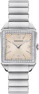 Movado The Heritage 1917 Lab Grown Diamond Bezel Bracelet Watch, 25mm x 34mm