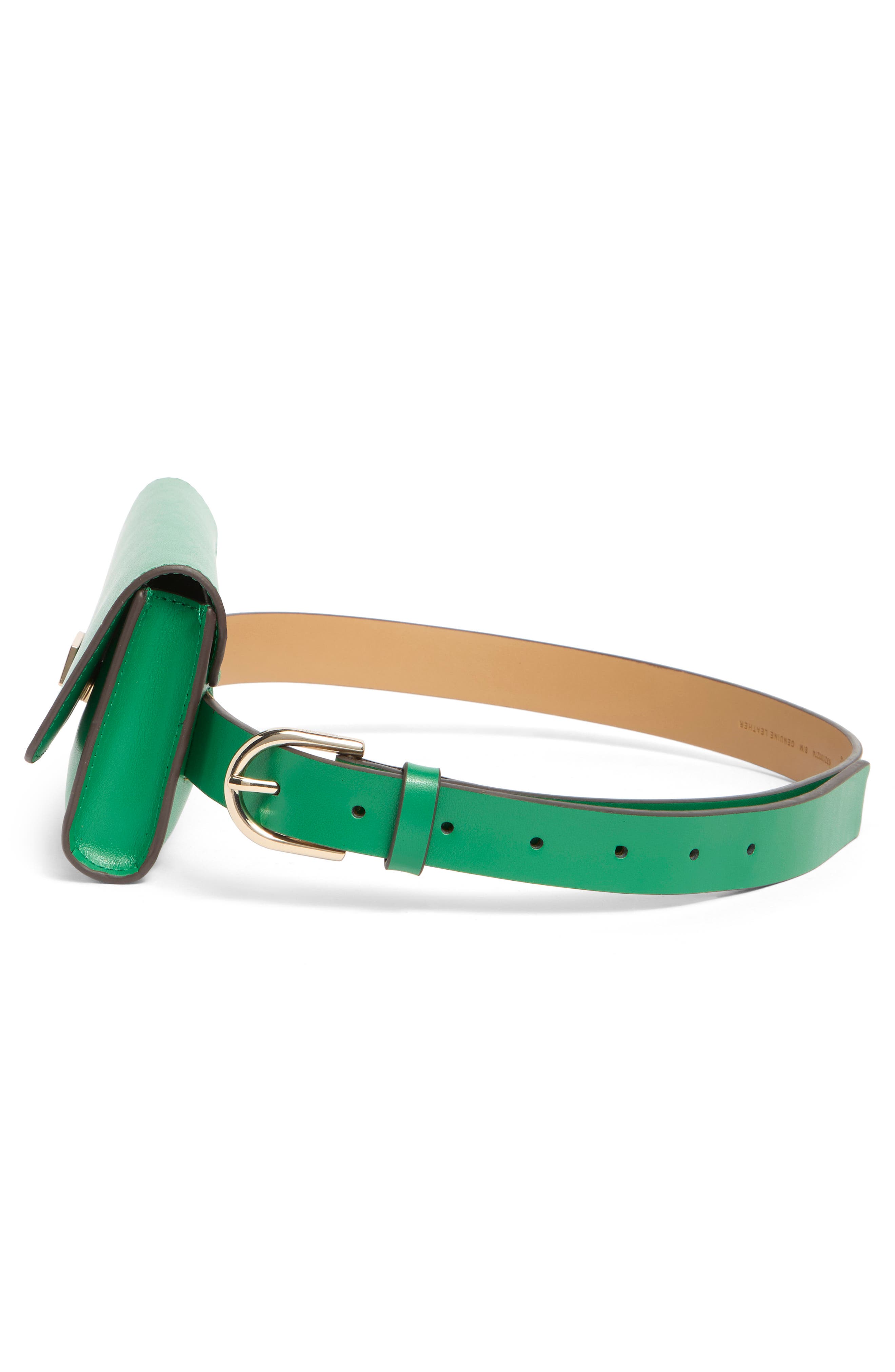 Kate Spade New York flap leather belt bag, Alternate, color, 