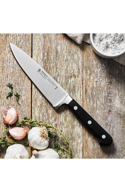 Henckels Cutlery Classic Precision Six-inch Chef's Knife In Black