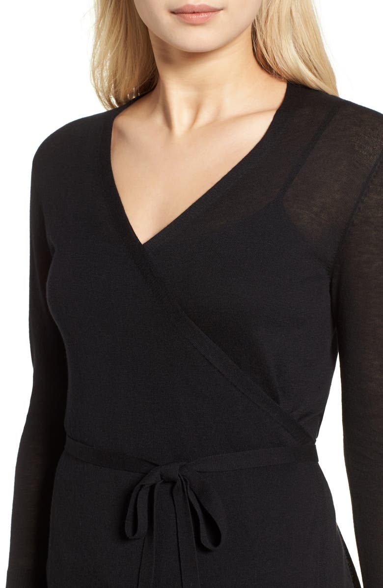 Hinge Wrap Cardigan, Alternate, color, 